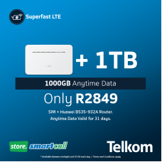 Huawei B535-932A White + 1TB Telkom LTE Data